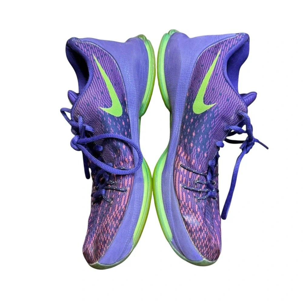 Nike KD Shoes Youth Size 5Y Purple Green‎ Kids Basketball Sneakers 768867-535